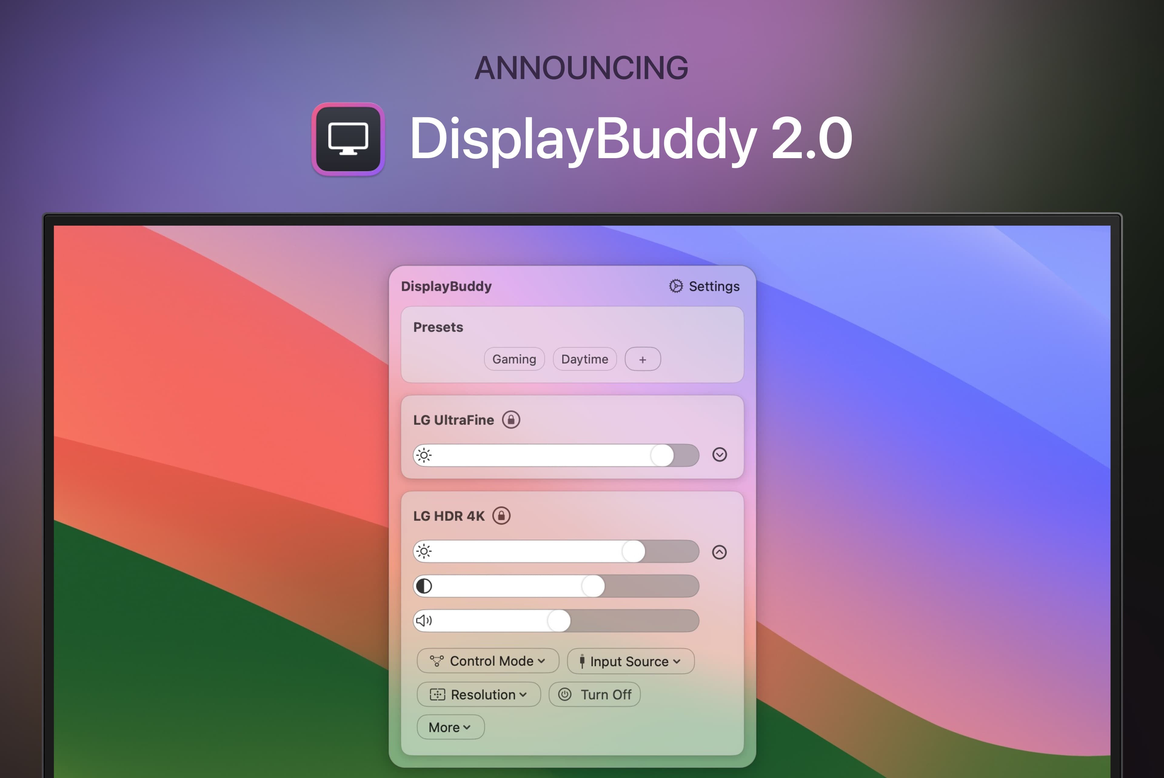 Announcing DisplayBuddy 2.0