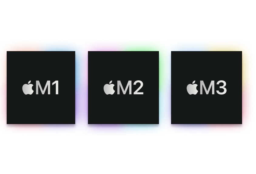 apple silicon M1, M2 and M3 processor